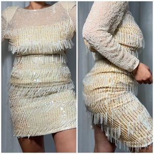 Vintage fringe dress